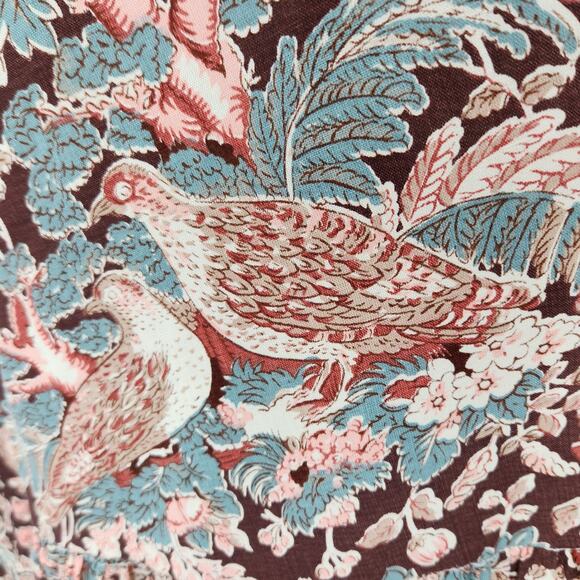 Vintage Black Label Gunne Sax Indian Cotton Bird Print 1969 Bohemian Dress Small - Picture 10 of 11